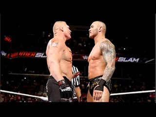 WWE - Brock Lesnar Vs Randy Orton Amazing Fight Ever (Full HD Video)