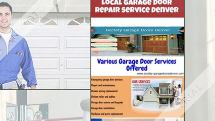 Complete Garage Door Repair Overhaul Service Denver Video