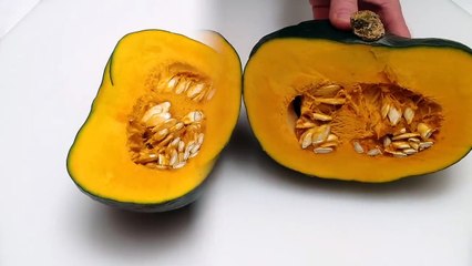How to Peel, Seed and Cut a Buttercup Squash (HD)-p6uWT3boNtA