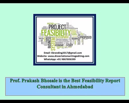 Prof. Prakash Bhosale is the Best Feasibility Report Consultant in Ahmedabad