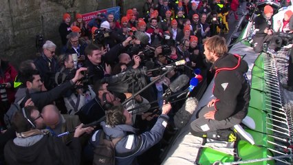Brest    | L'arrivée de Thomas Coville - Bretagne Télé