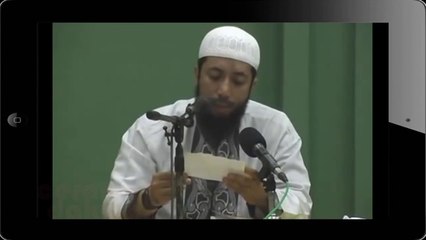 Khalid Basalamah - mendengar kajian dari video Vs majelis ta'lim