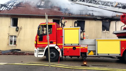 Les pompiers en action à Arc-sous-Cicon