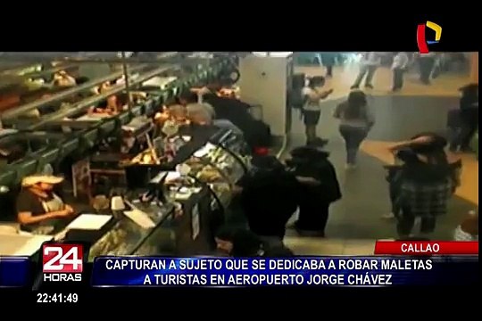 Sujeto es detenido por robar al interior del aeropuerto Jorge Chávez