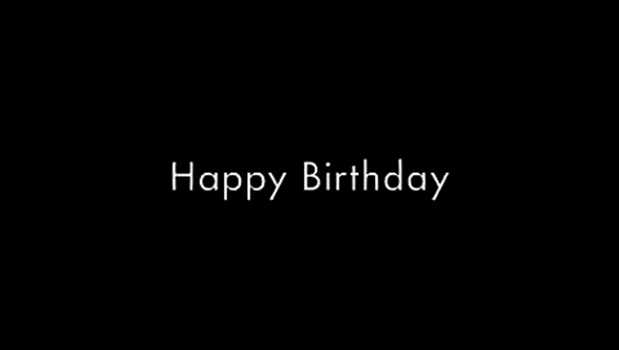 Happy Birthday - Sax