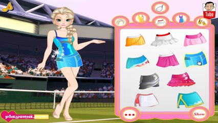 ᴴᴰ ღ Elsa at Wimbledon ღ - Frozen Elsa Tennis Player Dress-Up - Baby Games (ST)