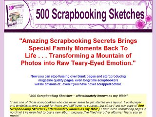 "500 scrapbooking sketches" review