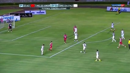 Neymar fantastic nutmeg skill Time do Amor vs Time da Paz  2016 HD