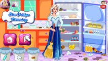 ᴴᴰ ღ Elsa Fridge Cleaning ღ - Frozen Princess Elsa Games - Baby Games (ST)
