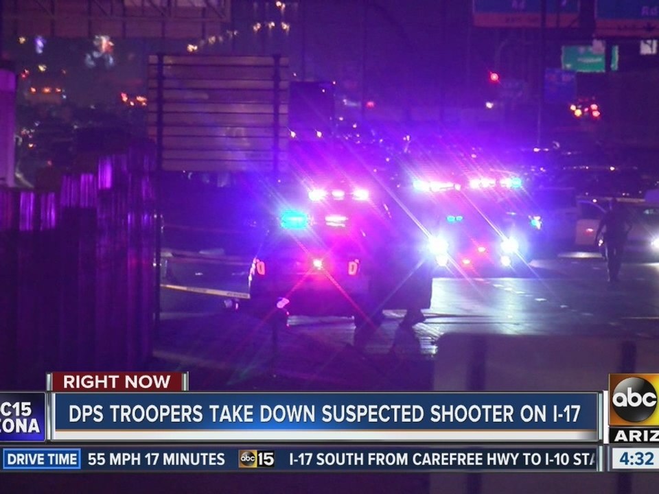Investigation continues Tuesday into officer involved shooting along I-17