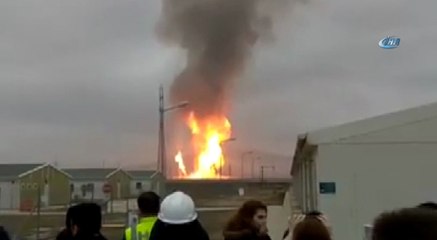 Bakü'de doğal gaz hattında patlama