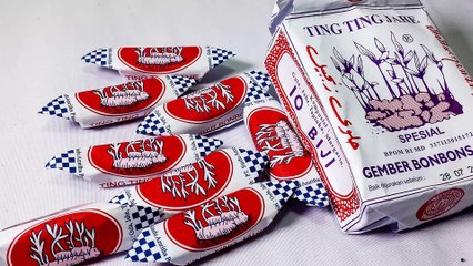 Ting Ting Jahe Paberik Kembang Gula SINA Permen Jahe Favorit