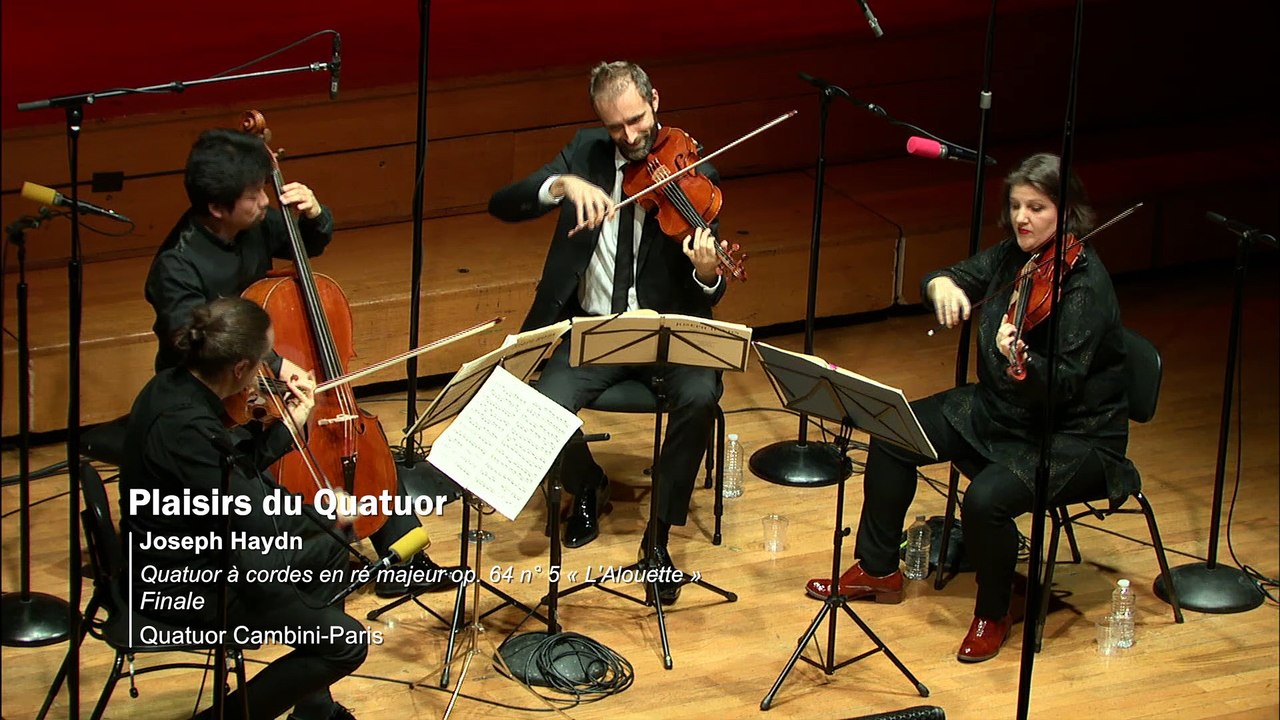 Haydn : Quatuor à cordes en ré majeur op. 64 n° 5 "L'Alouette" Finale par le Quatuor Cambini