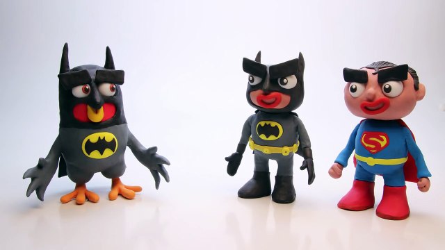 Angry Birds Transforming Bomb Play Doh Stop Motion Superhero Movie Clips
