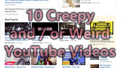 Top 10 Creepiest/Weirdest YouTube Videos | Mr. Nightmare