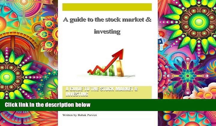 Audiobook  A guide to the stock market   investing Babak Parvizi Pre Order