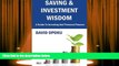 Audiobook  Saving and Investment Wisdom: A Guide To Investing And Personal Finance David Opoku