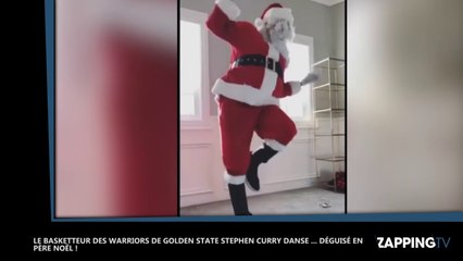 Stephen Curry déguisé en père Noël, il improvise une danse déjantée (Vidéo)
