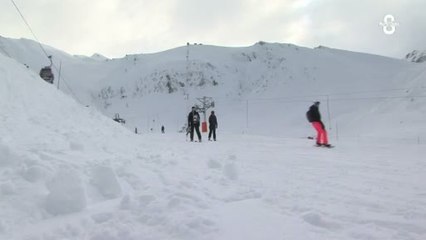 Maurienne : De la neige dans la station de Valfréjus