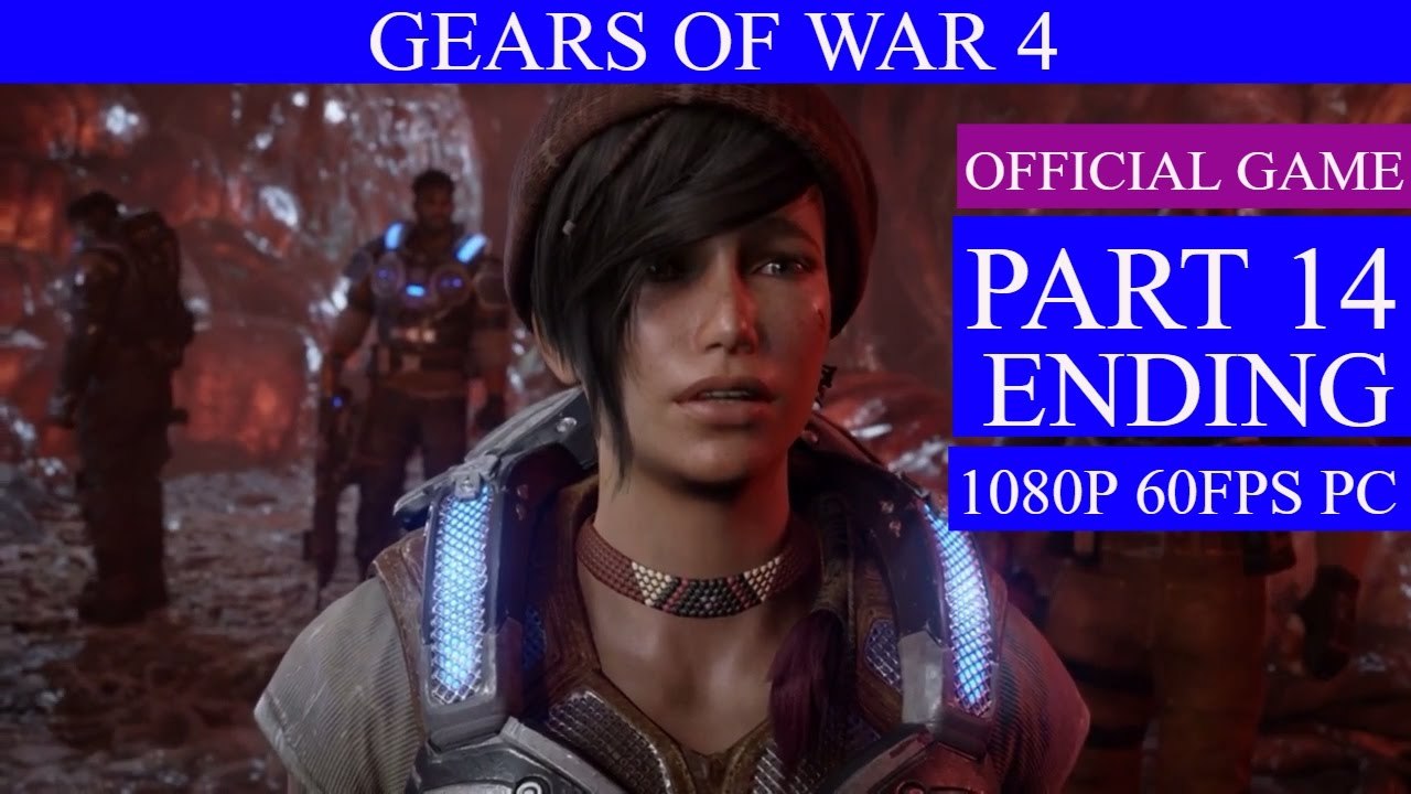 GEARS OF WAR 4 Walkthrough Gameplay Part 14 - Final Boss Ending (PC)