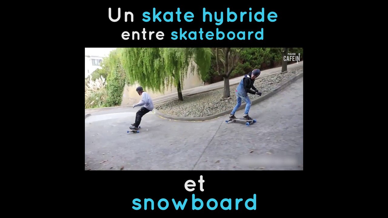 Le Freebord est un skate hybride !