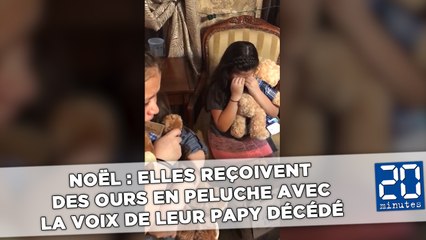 Noël : Elles reçoivent des ours en peluche avec la voix de leur papy décédé