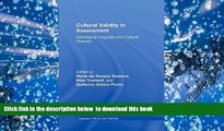 READ book  Cultural Validity in Assessment: Addressing Linguistic and Cultural Diversity