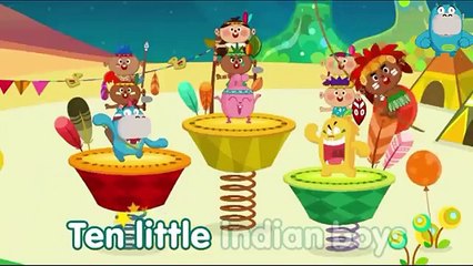 XuXu ABC Kids Song Ten Little Indians #Kartoon