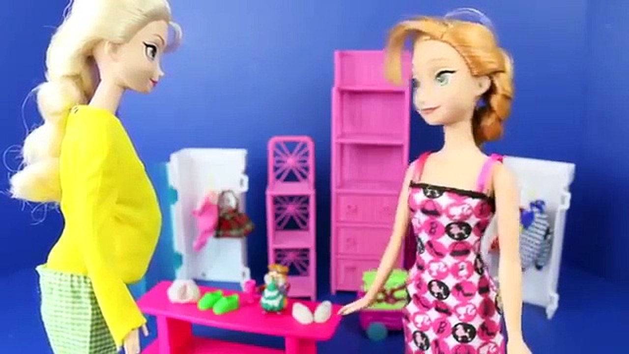 Disney Frozen Elsa Pregnant Elsa Pregnancy Barbie Doll Parody Prince Felix and Twins