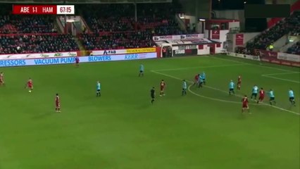 Goal Rooney - Aberdeen vs Hamilton Academical [2-1]