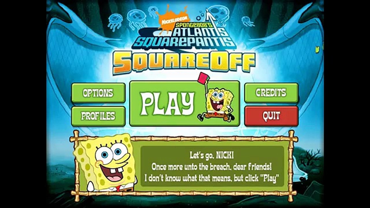 Spongebob Atlantis Squarepantis Squareoff English Game