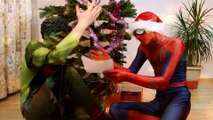 Frozen Elsa Christmas Gifts Santa Superhero Prank Superheroes in Real Life Play Doh Stop Motion