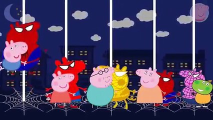 George Pig Superheroes Crying Compilation w/ Doctor Peppa pig & Spiderman in Real Life