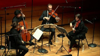 Haydn : Quatuor à cordes en si bémol majeur op. 1 n° 1 - Presto par le Quatuor Cambini