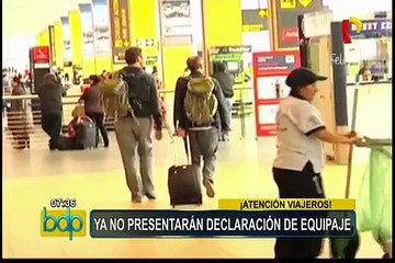 Atención viajeros: ya no se necesita presentar declaración de equipaje