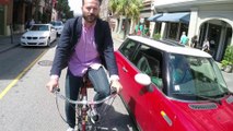 Crazy Driver Buzzes Cyclist and Incites a Heated Argument