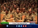 Army chief appreciates role of officers in Zarb-e-Azb