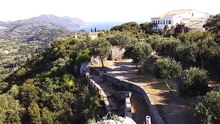 Κέρκυρα άποψη από το πέλεκα στο ηλιοβασίλεμα --- ΗD720p