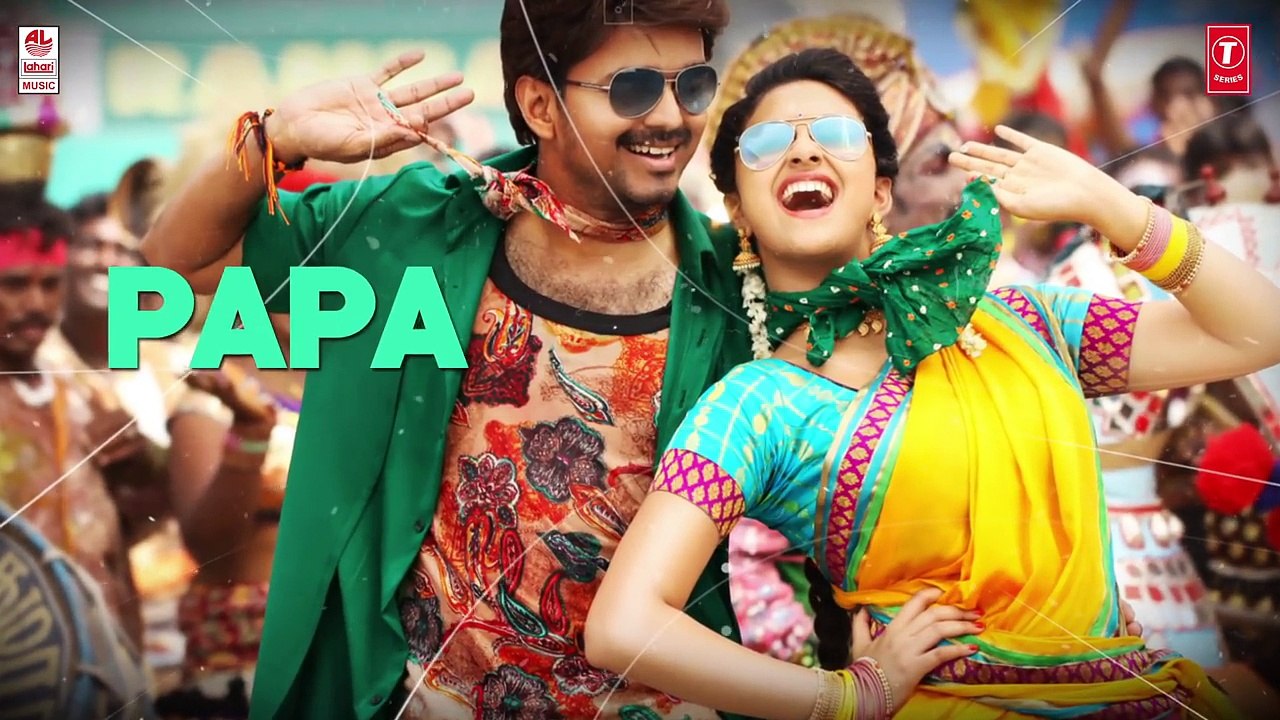 Bairavaa Songs - PaPa PaPa Lyrical Video Song - Vijay, Keerthy Suresh - Santhosh Narayanan