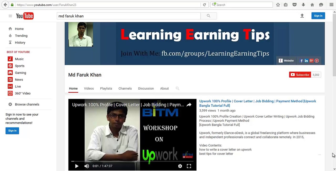 How to Create   Approve Upwork Profile from Bangladesh   Upwork Bangla Tutorial 2017(720p)