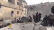 Syria war: More hardship for Syrians displaced from Aleppo
