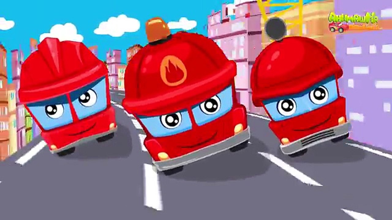 Мультики про машинки. Пожарные машины мультфиль...
