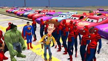 ★★★ Woody Play with Spiderman & Hulk, Lightning McQueen Disney Cars Batman Superman & Nursery Rhymes