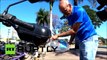 Un brasileño fabrica una moto que usa agua en vez de gasolina