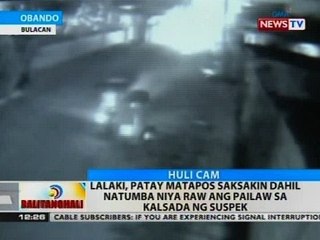 BT: Lalaki, patay matapos saksakin dahil natumba niya raw ang pailaw sa kalsada ng suspek