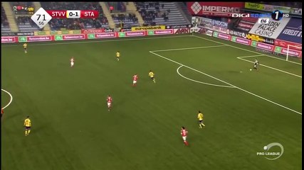St.Truiden vs Standard Liege 1-1  Cristian Ceballos Goal  Jupiler League 27-12-2016 (HD)