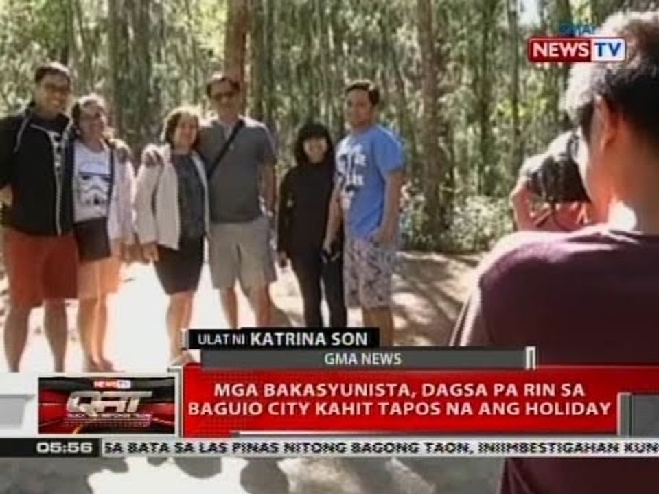 QRT: Mga bakasyunista, dagsa pa rin sa Baguio City kahit tapos na ang holiday