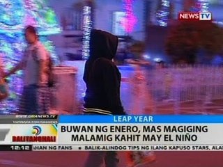 BT: Buwan ng Enero, mas magiging malamig kahit may el niño
