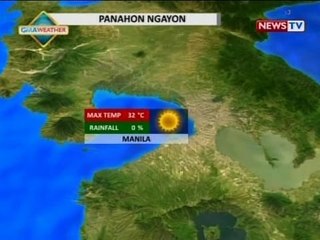 Download Video: BT: Weather update as of 12:02 p.m. (January 04, 2016)