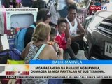 BT: Mga pasahero na pabalik ng Maynila, dumagsa sa mga pantalan at bus terminal